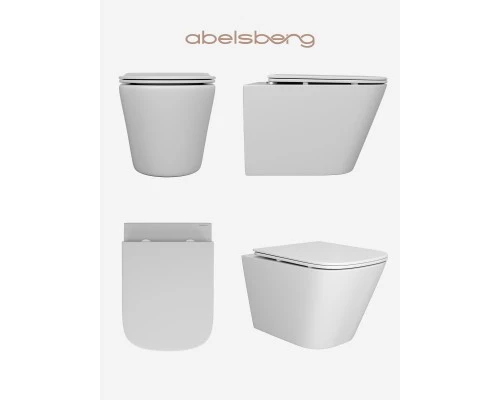 Подвесной унитаз Abelsberg Object TornadoFlush OBC80901WH, белый глянец