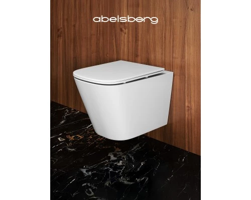 Подвесной унитаз Abelsberg Object TornadoFlush OBC80901WH, белый глянец