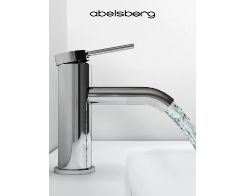 Смеситель д/раковины Abelsberg Fluida ERF22001CH, глянцевый хром