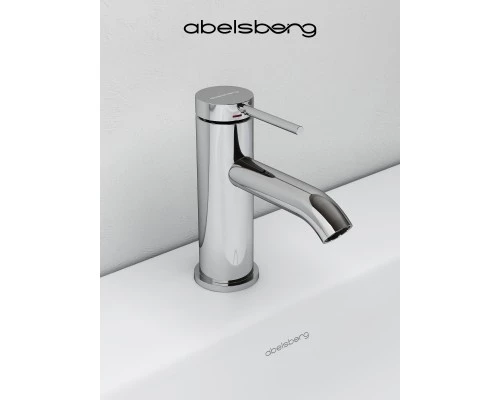 Смеситель д/раковины Abelsberg Fluida ERF22001CH, глянцевый хром