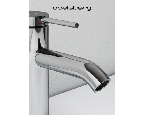 Смеситель д/раковины Abelsberg Fluida ERF22001CH, глянцевый хром
