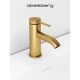 Смеситель д/раковины Abelsberg Fluida ERF22001BG, королевское золото