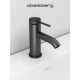 Смеситель д/раковины Abelsberg Fluida ERF22001GM, космическая сталь