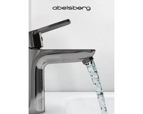 Смеситель д/раковины Abelsberg Lineara UNF23508CH, глянцевый хром