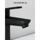 Смеситель д/раковины Abelsberg Lineara UNF23508MB, вулканический черный
