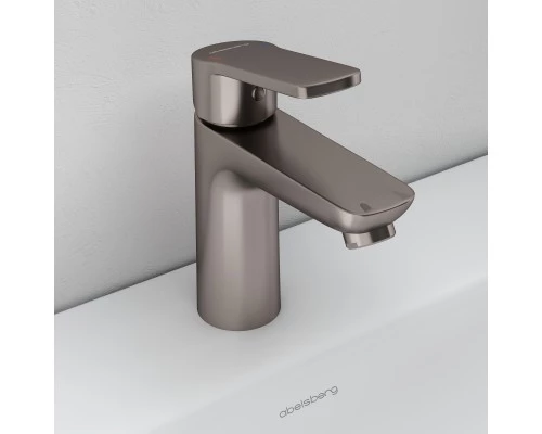 Смеситель д/раковины Abelsberg Lineara UNF23508BN, титан