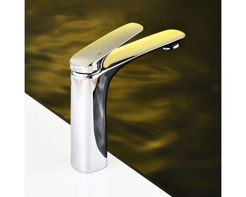 Смеситель д/раковины Abelsberg Perfecta INF60101CH, глянцевый хром