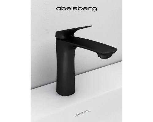 Смеситель д/раковины Abelsberg Perfecta INF60101MB, вулканический черный