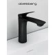 Смеситель д/раковины Abelsberg Perfecta INF60101MB, вулканический черный