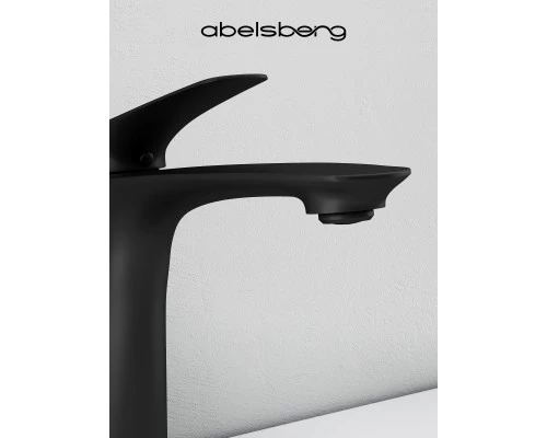 Смеситель д/раковины Abelsberg Perfecta INF60101MB, вулканический черный