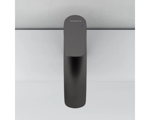 Смеситель д/раковины Abelsberg Perfecta INF60101GM, космическая сталь