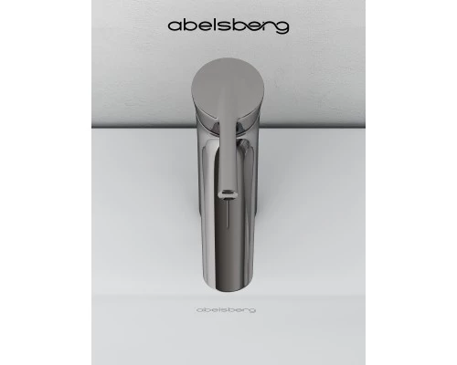 Смеситель д/раковины Abelsberg Solida AMF20090CH, глянцевый хром