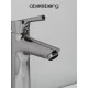 Смеситель д/раковины Abelsberg Solida AMF20090CH, глянцевый хром
