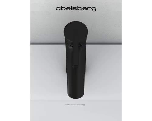 Смеситель д/раковины Abelsberg Solida AMF20090MB, вулканический черный