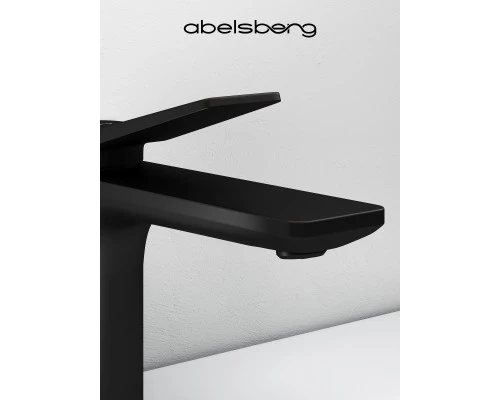 Смеситель д/раковины Abelsberg Intensa EGF23520MB, вулканический черный