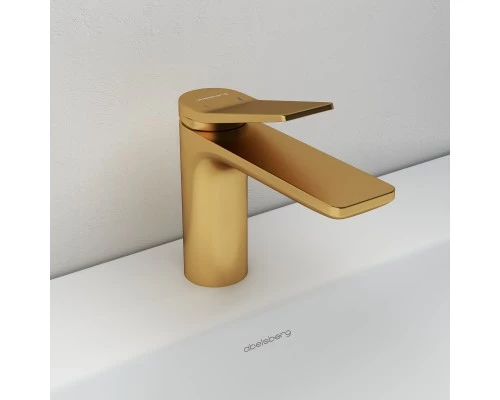 Смеситель д/раковины Abelsberg Intensa EGF23520BG, королевское золото