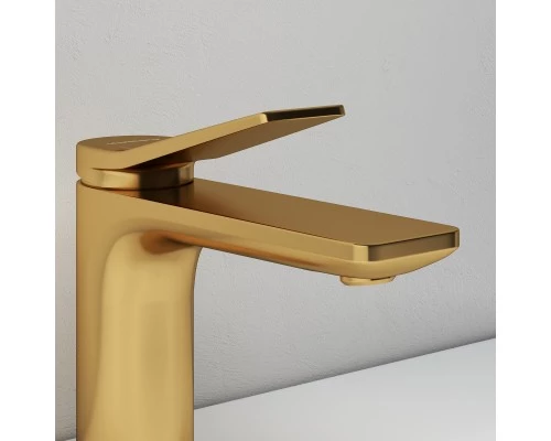 Смеситель д/раковины Abelsberg Intensa EGF23520BG, королевское золото