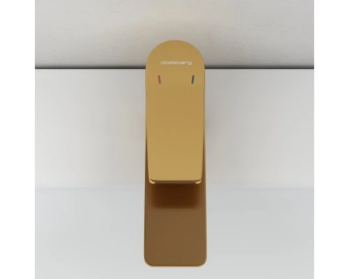 Смеситель д/раковины Abelsberg Intensa EGF23520BG, королевское золото