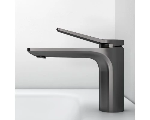 Смеситель д/раковины Abelsberg Intensa EGF23520GM, космическая сталь