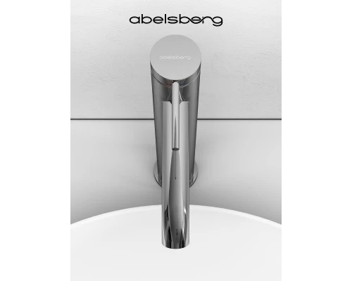 Смеситель д/раковины Abelsberg Fluida ERF22003CH высокий, глянцевый хром