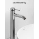 Смеситель д/раковины Abelsberg Fluida ERF22003CH высокий, глянцевый хром