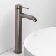 Смеситель д/раковины Abelsberg Fluida ERF22003BN высокий, титан