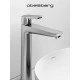 Смеситель д/раковины Abelsberg Lineara UNF23509CH высокий, глянцевый хром