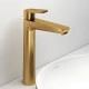 Смеситель д/раковины Abelsberg Lineara UNF23509BG высокий, королевское золото