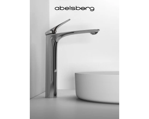 Смеситель д/раковины Abelsberg Perfecta INF60102CH высокий, глянцевый хром
