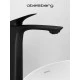 Смеситель д/раковины Abelsberg Perfecta INF60102MB высокий, вулканический черный