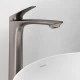 Смеситель д/раковины Abelsberg Perfecta INF60102BN высокий, титан