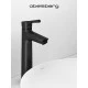 Смеситель д/раковины Abelsberg Solida AMF20091MB высокий, вулканический черный