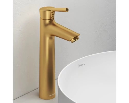 Смеситель д/раковины Abelsberg Solida AMF20091BG высокий, королевское золото