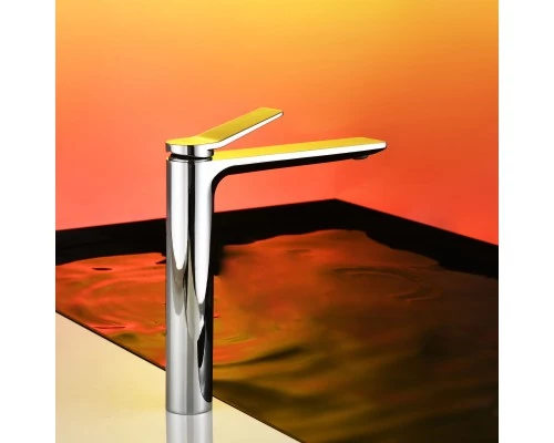 Смеситель д/раковины Abelsberg Intensa EGF23521CH высокий, глянцевый хром