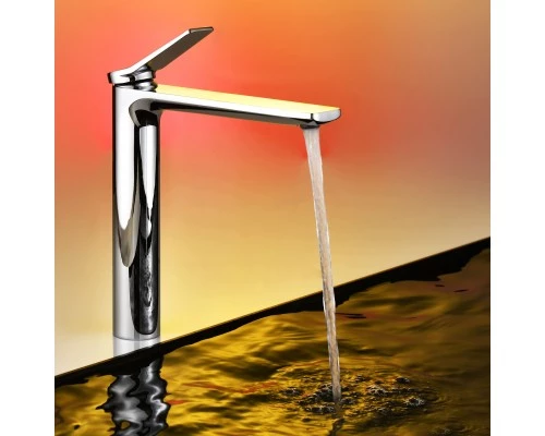 Смеситель д/раковины Abelsberg Intensa EGF23521CH высокий, глянцевый хром