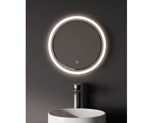 Зеркало Art Decco Golden Mirage AGMD0060M, 60 см, с подсветкой, сенсорное, антизапотевание