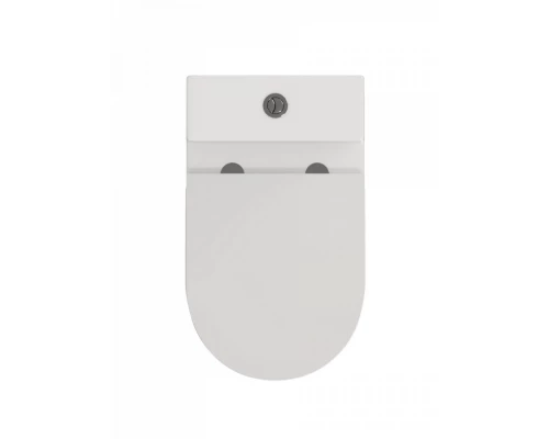 Напольный унитаз ES.M Rounded R40120-20.15 безободковый, сиденье микролифт, белый