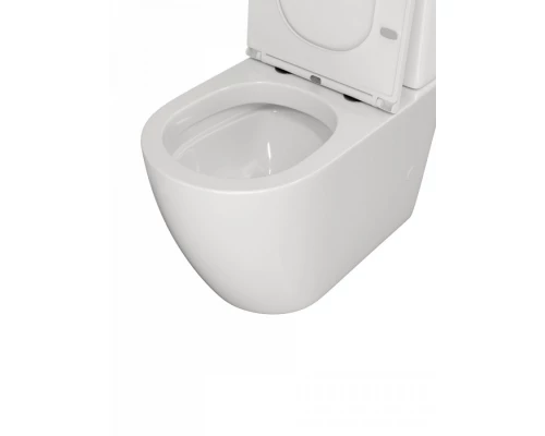 Напольный унитаз ES.M Rounded R40120-20.15 безободковый, сиденье микролифт, белый