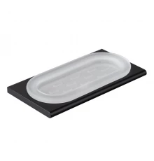 Мыльница настенная Splendy Inspiration R, черный матовый, IR402VSBM