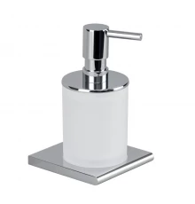 Дозатор для жидкого мыла Splendy Inspiration R, хром, стекло сатинированное, IR4041VSCR