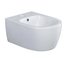 Биде Splendy Pride подвесное белое овальное, Crystal glaze, PR10852V1WG