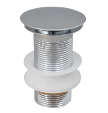 Донный клапан Splendy Click Clack, хром, 1 1/4", круглая крышка, AA3071NORMCR