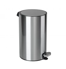 Ведро Splendy Inspiration R 8 л, сталь брашированная с педалью, IR4088PGSB