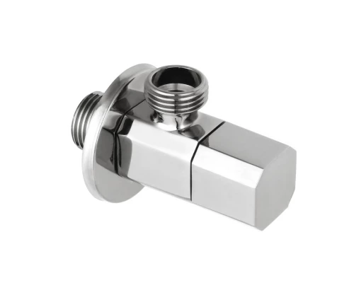 Вентиль запорный угловой Splendy 1/2", хром, AA206NAFCR