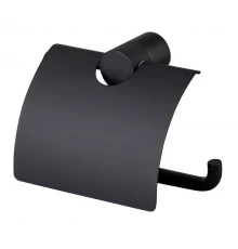 Бумагодержатель Splendy Passion с крышкой, черный матовый, PA4061SVBM