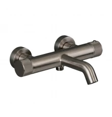 Смеситель для ванны Splendy Passion, термостатический, оружейный металл брашированный, PA203N2T220AB