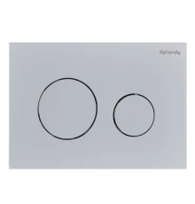 Клавиша смыва Splendy Stable Rest, хром, двойной смыв, SR302TMCR