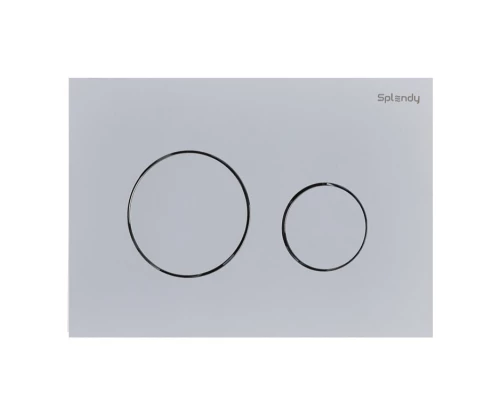 Клавиша смыва Splendy Stable Rest, хром, двойной смыв, SR302TMCR