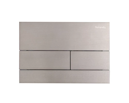 Клавиша смыва Splendy Stable Mood, сталь брашированная, двойной смыв, SM302TMSB