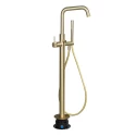Смеситель для ванны Splendy Passion напольный золото матовое, PA203H1K229GM